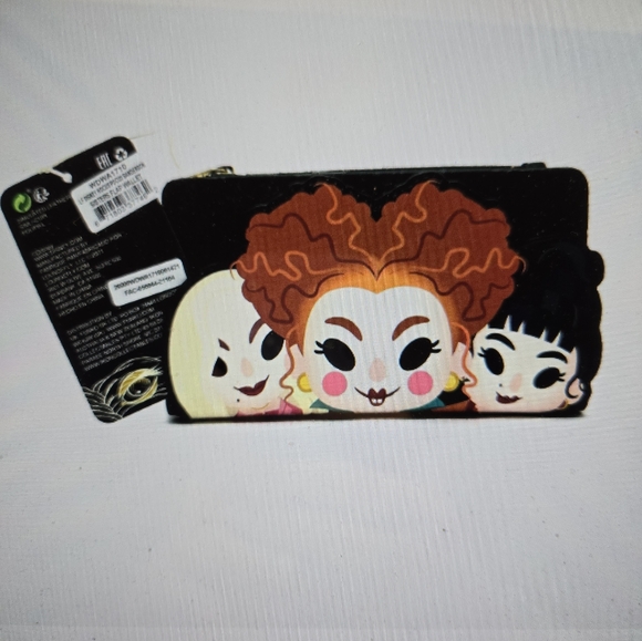 DISNEY Loungefly Hocus Pocus Sanderson Sisters Flap Wallet - Picture 2 of 3